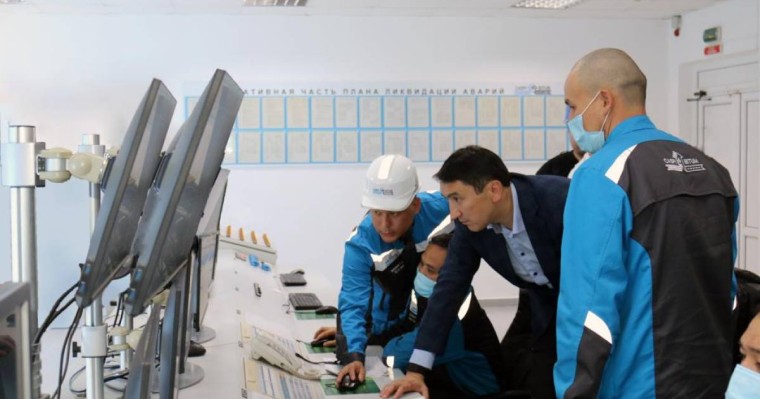 ҚМГ басшысы жол битумын өндіретін "Caspi Bitum" бірлескен кәсіпорын зауытына барды