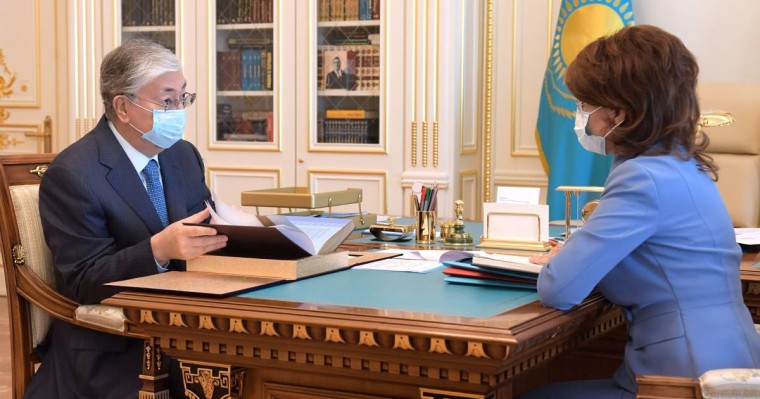 Тоқаев Балаеваны қабылдады: Азаматтық қоғам мәселелерін талқыладық