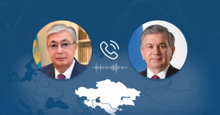 Тоқаев Өзбекстан президентімен телефон арқылы сөйлесті