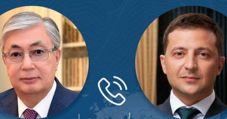 Тоқаев Зеленскийді құттықтады