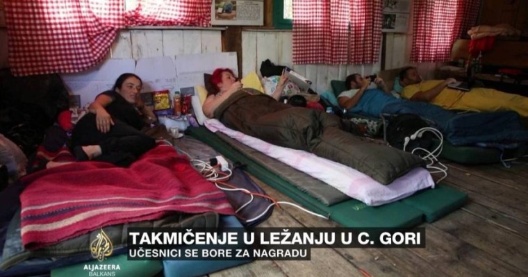 Черногорияда жалқаулардың арасында чемпионат өтті