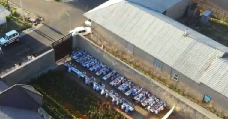 Түркістан облысында таңғы сағат 7-де той жасағандар дронға түсіп қалды