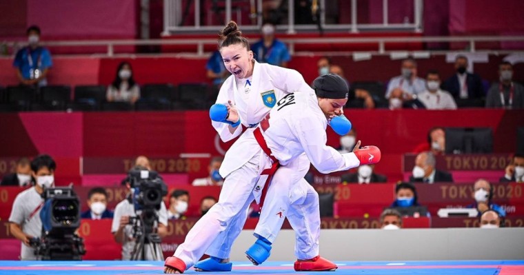Токио Олимпиадасы: Каратэден Мөлдір Жаңбырбай жартылай финалға шықты