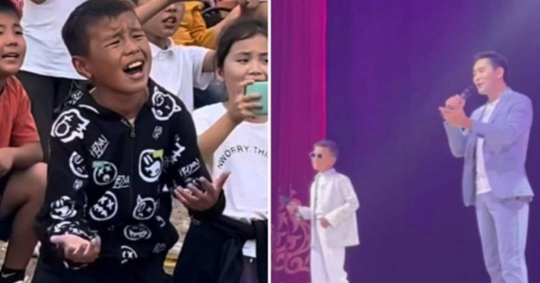 Қуандық Рахым әнін беріле орындаған ауыл баласына ат мінгізді