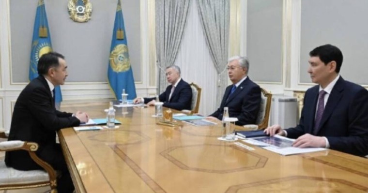 Президент Қасым-Жомарт Тоқаев Бақытжан Сағынтаевты қабылдады
