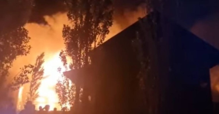 Алакөлдегі бірнеше демалыс базасынан өрт шықты