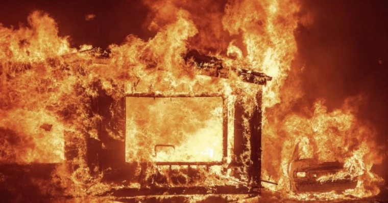 Ақмола облысында өрттен екі бала қаза тапты