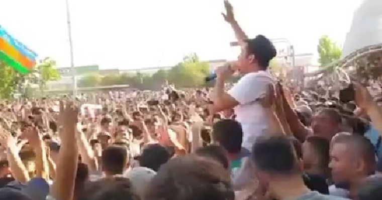 Нүкіс халқы көшеге шықты (ВИДЕО)