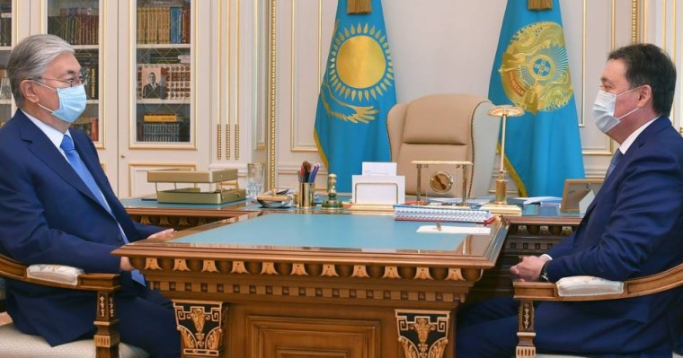 Президент Асқар Маминді қабылдады: Премьер-Министр COVID-19 туралы есеп берді