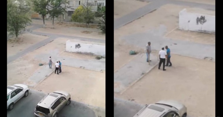 Ақтауда 2-шағын ауданындағы төбелес видеоға түсіп қалды