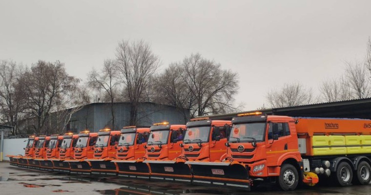 Алматыда жаңа қар тазалау машиналары таныстырылды
