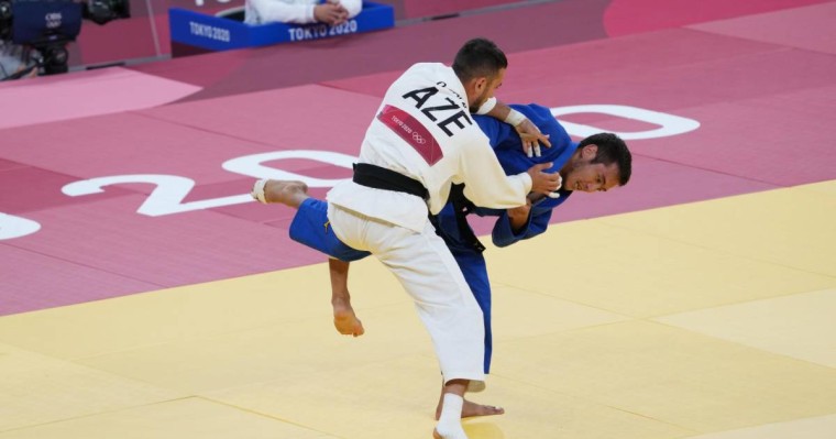 Токио-2020: Дзюдошы Ерлан Серікжанов қарсыласын жеңді