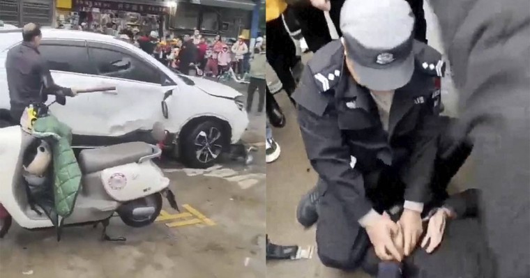 Қытайда жол талғамайтын көлік бір топ оқушыны басып кетті