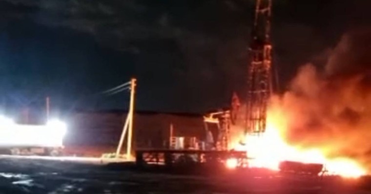 Маңғыстаудағы трагедия: өрт апатынан адам күйіп кетті (видео)