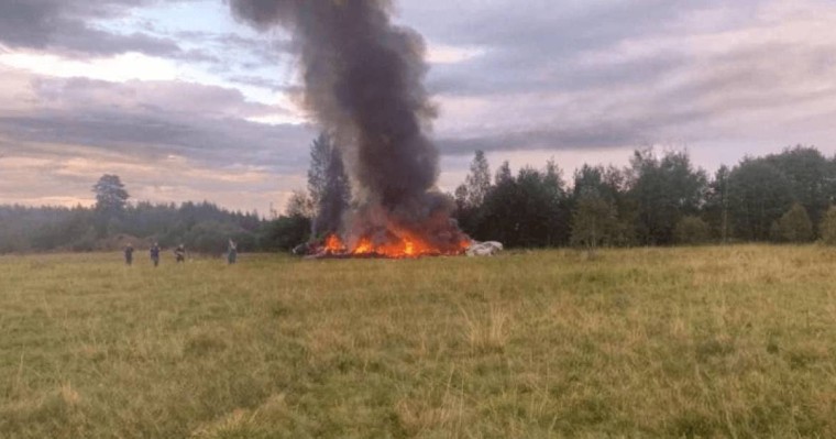 Ресейде әскери бүлік бастаған Евгений Пригожин ұшақ апатынан көз жұмды (видео)