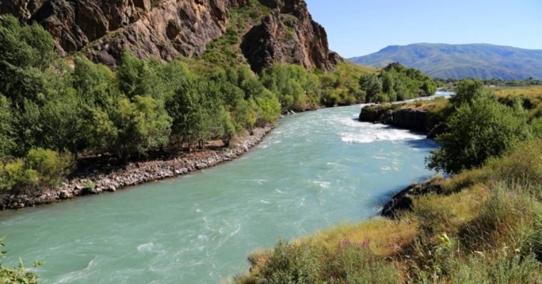 Парамен ұсталған шенеунік өзенге секіріп кетті - видео