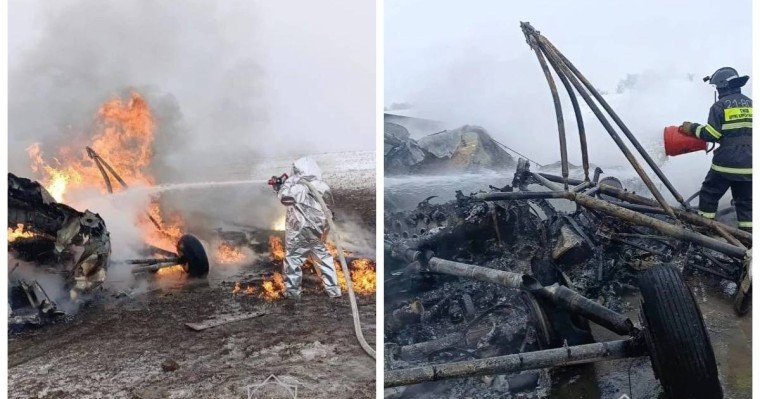 Ақтөбе облысында тікұшақ апатқа ұшырап, бір адам қаза тапты (Видео)