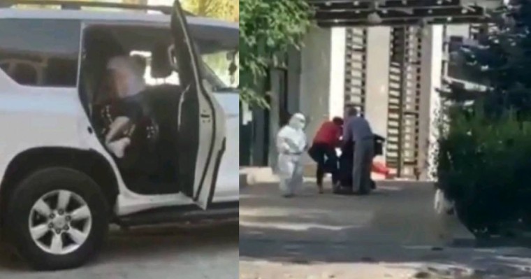 Пневмониямен ауыратын науқастарға арналған бөлімге кіре берісте науқастардың өлімі видеоға түсірілді