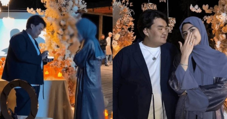 Zheka Fatbelly лақап атымен танымал блогер сүйіктісіне тұрмысқа шығуға ұсыныс жасады