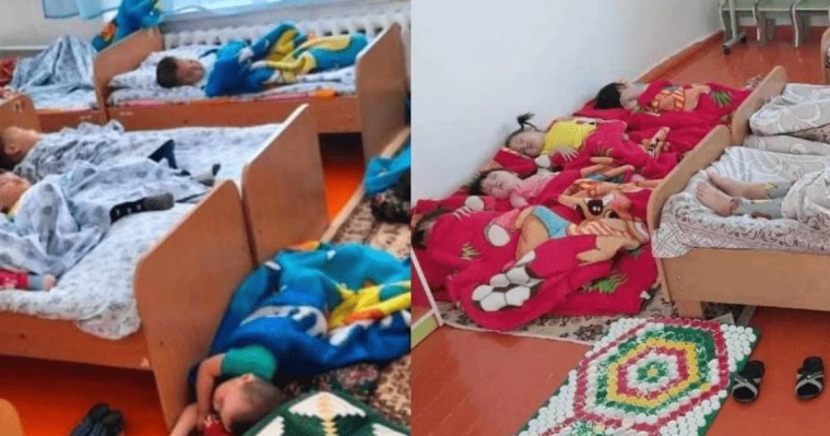 “Неліктен артық бала қабылдаған": Қызылорда облысында балабақшада төсекке сыймаған бүлдіршіндерді еденге жатқызған