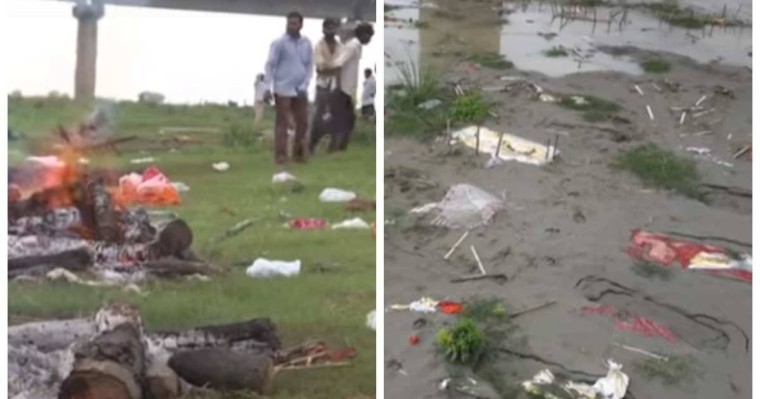 Үндістанда Ганг өзенінде коронавирустан өлгендердің мәйіттері қалқып шықты