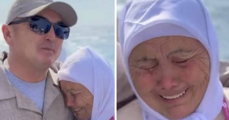 «Ғалия деп атадым»: Өз анасын 45 жылдан кейін мойындаған ер адам көпті жылатты (ВИДЕО)