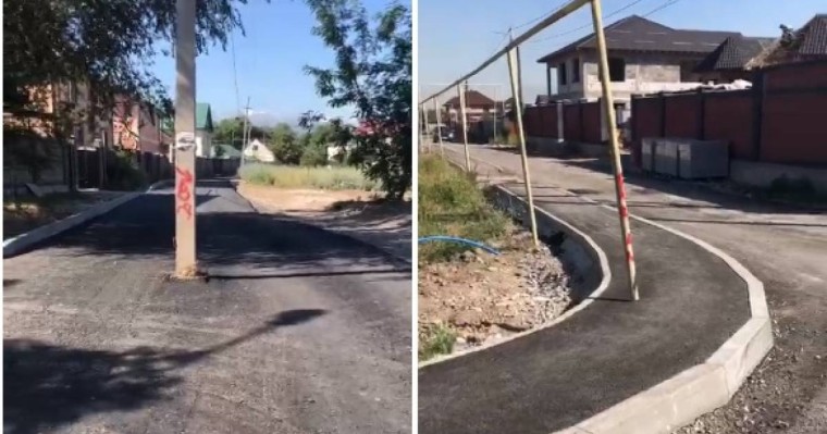 Жол ортасындағы электр бағаны мен газ құбыры алматылық тұрғындардың шамына тиді (видео)