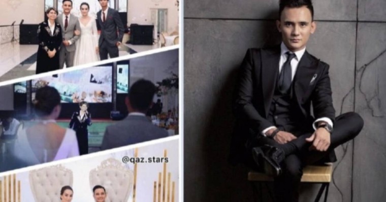 Әли Оқапов пен Ақерке Бүркітбайдың үйлену тойынан фотолар желіде тарап кетті