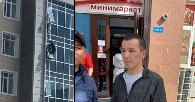 Сегізінші қабаттан үш жасар қызды құтқарған батыр оқиғаны баяндап берді