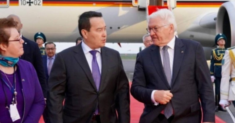 Қазақстанға мемлекеттік сапармен Германияның Федералды Президенті Франк-Вальтер Штайнмайер келді