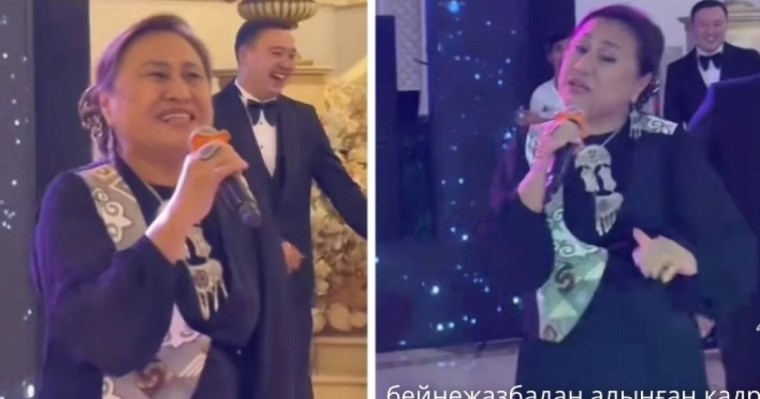 Тойда ағылшын тілінде реп оқыған әйел көпшіліктің таңдайын қақтырды (видео)