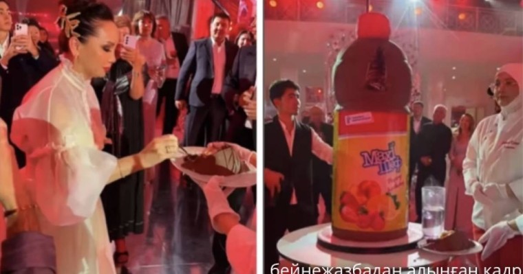 «Торттың салмағы – 120 келі»: Баян Мақсатқызының күйеуі Тұрсен Алагөзов 55 жасын дүркіретіп атап өтті