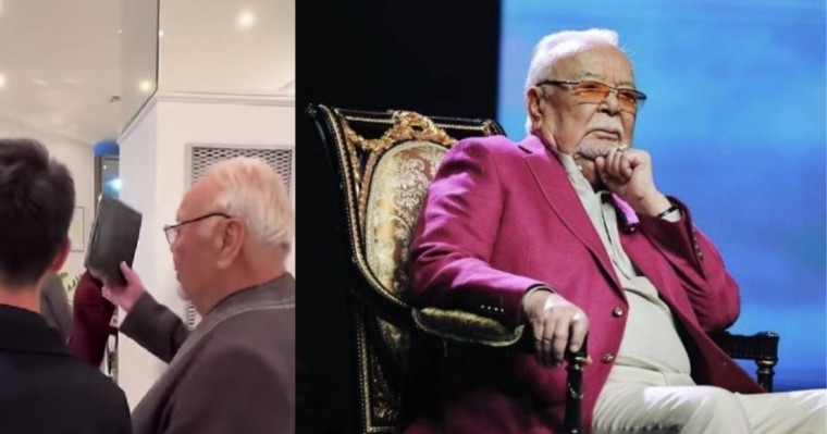 "Қос қолдап амандаспай ма?": Асанәлі Әшімов өз шәкіртін ұрды (ВИДЕО)