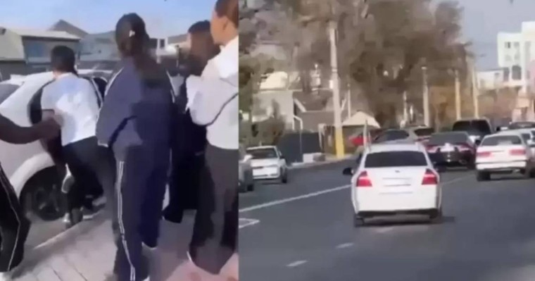 Таразда көшеде қыз алып қашқандар қамауға алынды 