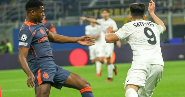 Чемпиондар лигасында «Қайрат» Миланда «Интерден» жеңілді