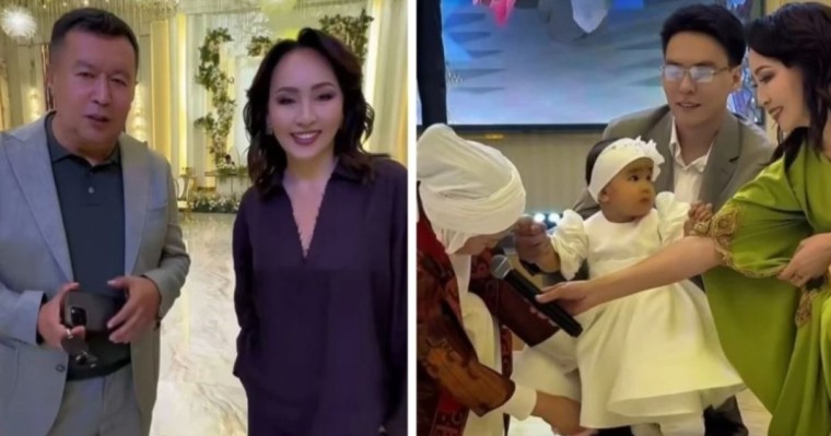 "Алтынайдың қыздарынан аумайды": Айгүл Иманбаева көпшілікке немересін көрсетті (ВИДЕО)