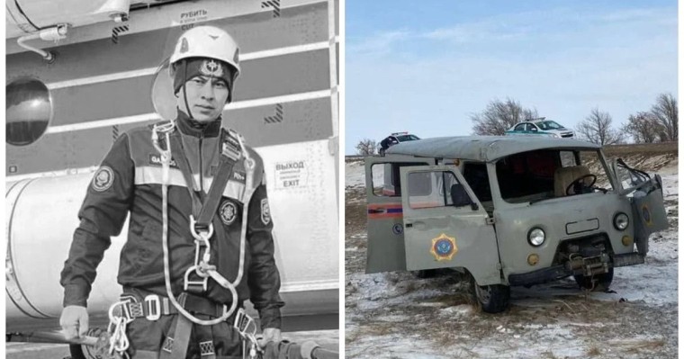 “Қолдан жиналған, өте ескі көлік”: Құтқарушы қызмет барысында жол апатынан көз жұмды