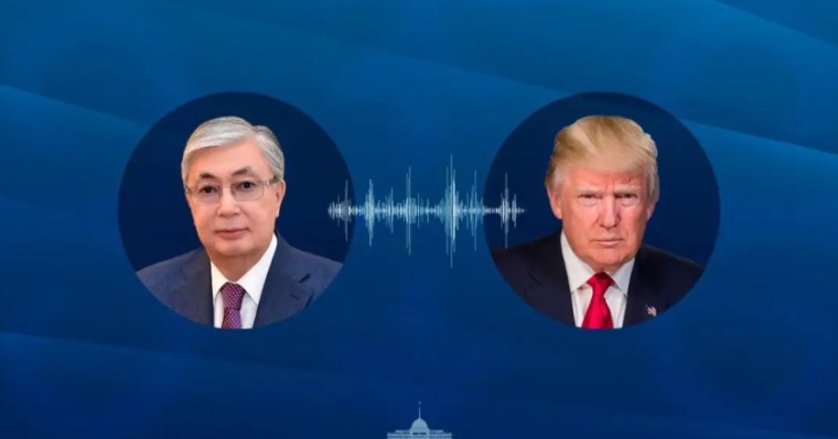 Тоқаев Трамппен телефон арқылы сөйлесіп, оны Қазақстанға сапармен келуге шақырды