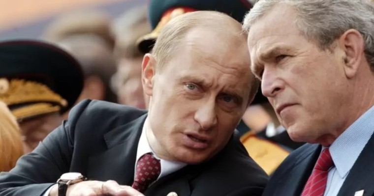 Путин мен Буштың әңгімесінде Қазақстан туралы да сөз болған