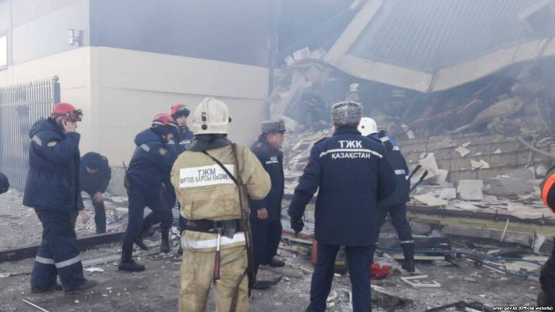 Астанадағы ғимараттардың бірінде газ баллоны жарылды