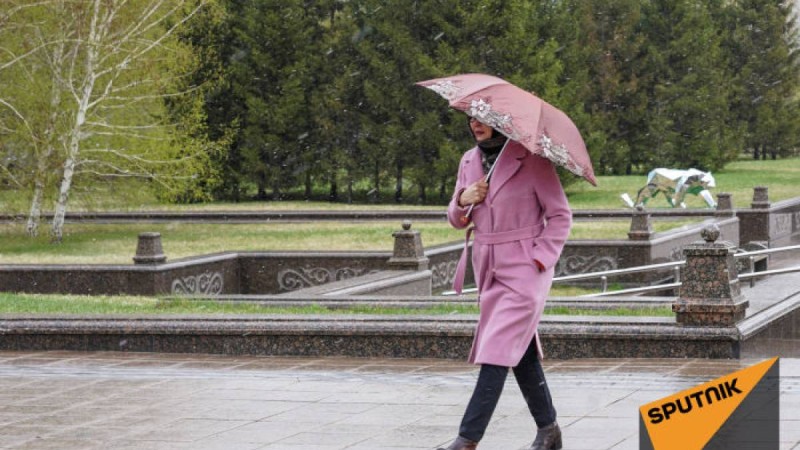 Нұр-Сұлтанда қар жауып, боран соқты