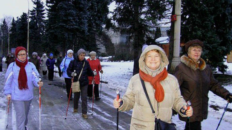 Павлодардағы шипажайда скандинавиялық жүріске мән беруде