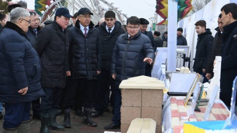 Асқар Мамин Түркістанда салынып жатқан нысандардың құрылыс жұмыстарымен танысты