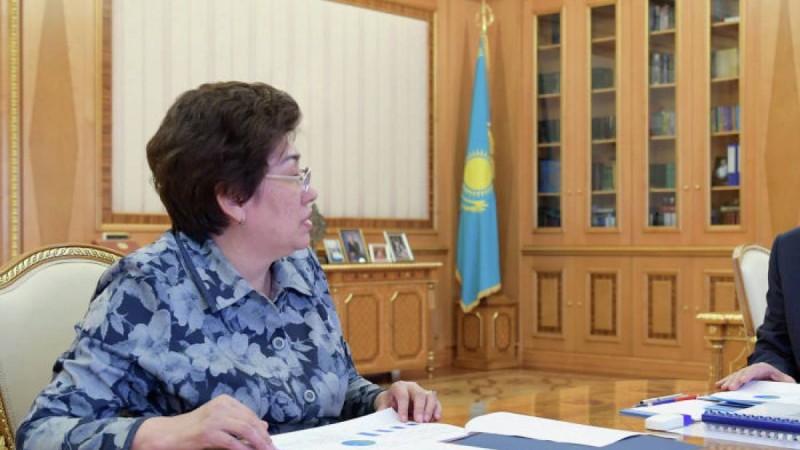 Қасым-Жомарт Тоқаев білім министрі Күләш Шәмшидинованы қабылдады
