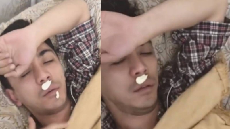 Ақбота-Нұр ұйықтап жатқан күйеуінің бетіне майонез жағып, мазақ қылды (видео) - Қазақстан жаңалықтары