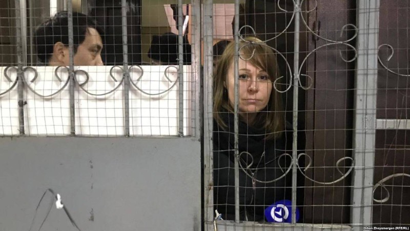 Нұр-Сұлтанда полиция "Настоящее время" тілшісі Светлана Глушкованы ұстады