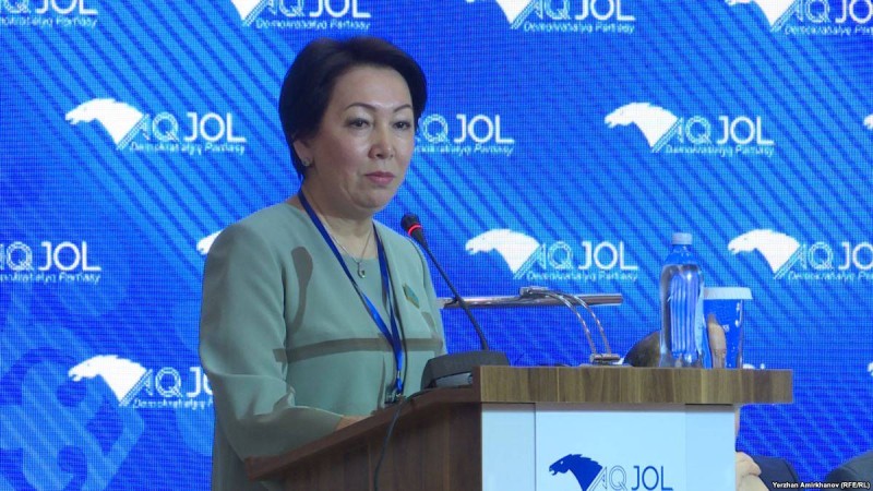 "Ақжол" сайлауға әйел кандидат ұсынды