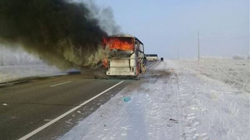 Автобус өртіне кінәлі күдікті Өзбекстаннан елге жеткізілді