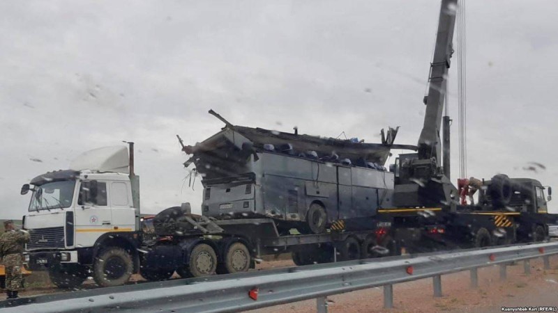 Қырғызстан президенті Қордайдағы жол апатына байланысты көңіл айтты