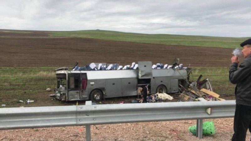 Қордайдағы жол апатының фотолары жарияланды